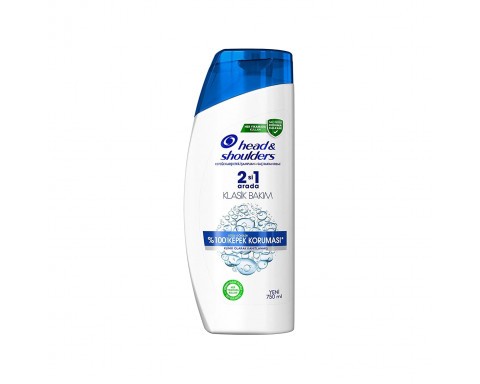 Head & Shoulders 2si 1 Arada Klasik Bakım Şampuan 750 ml