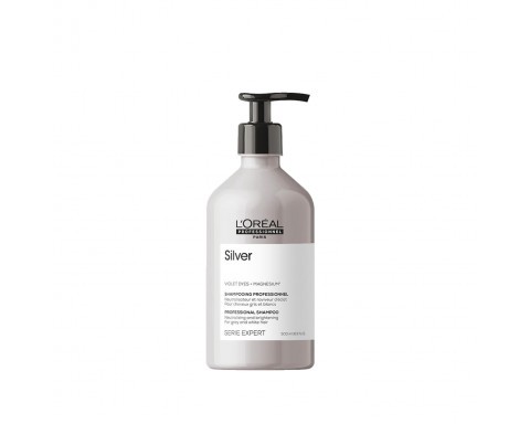 Loreal Paris Serie Expert Silver Gri ve Beyaz Saçlar için Renk Dengeleyici Mor Şampuan 500 ml Loreal Paris Serie Expert Silver Gri ve Beyaz Saçlar için Renk Dengeleyici Mor Şampuan 500 ml