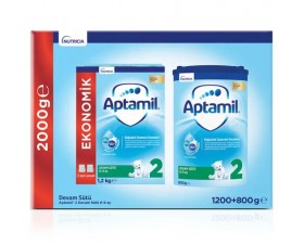 Aptamil 2 Devam Sütü 1200 Gr  800 Gr Hediye