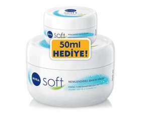 Nivea Soft El Y&uuml;z V&uuml;cut Nemlendirici Bakım Kremi 200 Ml Set