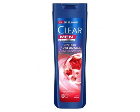 Clear Men Hızlı Stil 2in 1 Kepek Karşıtı Şampuan 350 Ml
