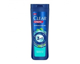 Clear 3in1 Şampuan & Duş Jeli Mentol 350 Ml