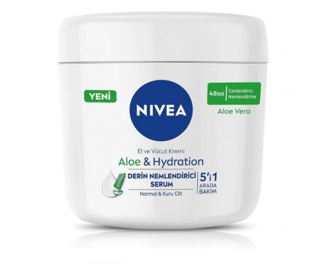 Nivea Aloe Vera El ve Vücut Bakım Kremi 400 Ml