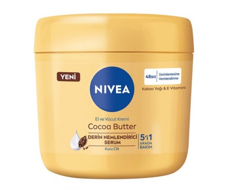 Nivea Cocoa Butter El ve Vücut Bakım Kremi 400 Ml Nivea Cocoa Butter El ve Vücut Bakım Kremi 400 Ml