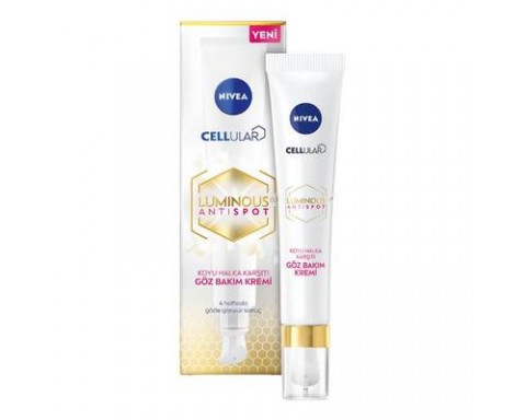 Nivea Luminous 630 Koyu Halka Karşıtı Göz Bakım Kremi 15 Ml Nivea Luminous 630 Koyu Halka Karşıtı Göz Bakım Kremi 15 Ml