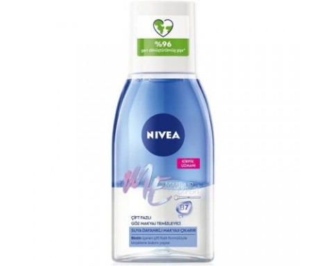 Nivea Çift Etkili Göz Makyaj Temizleyici 125 Ml Nivea Çift Etkili Göz Makyaj Temizleyici 125 Ml