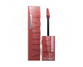 Maybelline New York Super Stay Vinyl Ink Uzun Süre Kalıcı Likit Parlak Ruj - 115 Peppy
