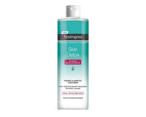 Neutrogena Skin Detox Üç Etkili Makyaj Temizleme Suyu 400 Ml Neutrogena Skin Detox Üç Etkili Makyaj Temizleme Suyu 400 Ml