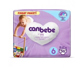 Canbebe Bebek Bezi 6 Beden Extra Large 15+ Kg 32Li Fırsat Paketi