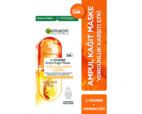 Garnier Taze Karışım C Vitamini Kağıt Yüz Maskesi 15g