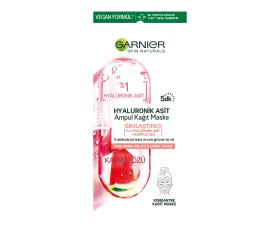 Garnier Taze Karışım Hyaluronik Asit Ampul Kağıt Maske 15g