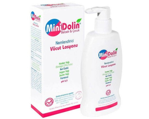 Minidolin Bebek & Çocuk Nemlendirici Vücut Losyonu 250 ML