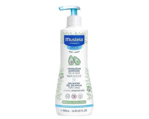 Mustela Gentle Cleansing Gel 500 ML Yenidoğan Şampuanı