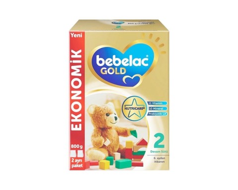 Bebelac Gold 2  3 Adet 800 Gr Bebek Sütü