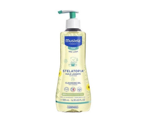 Mustela Stelatopia Temizleme Yağı 500 ml Kuru Ciltler İçin Temizleme Yağı