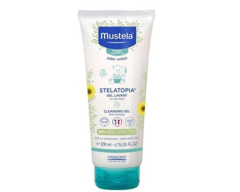 Mustela Stelatopia Cleansing Gel 200 ML Bebekler için Temizleyici Jel Mustela Stelatopia Cleansing Gel 200 ML Bebekler için Temizleyici Jel