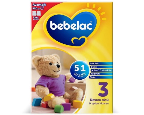 Bebelac 3 Devam Sütü 800 Gr Bebelac 3 Devam Sütü 800 Gr