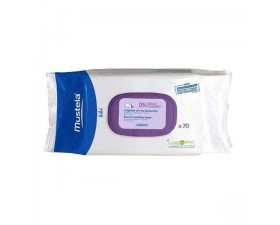 Mustela Dermo Soothing Wipes 70 Mendil Bebekler İçin