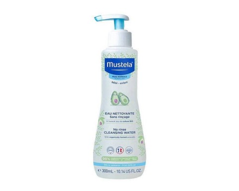 Mustela No Rinse Cleansing Water 300 ML Bebek ve Çocuk Cildi İçin Temizleme Suyu