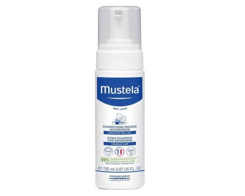 Mustela Foam Shampoo For Newborns 150 ML Yenidoğan Köpük Şampuanı Mustela Foam Shampoo For Newborns 150 ML Yenidoğan Köpük Şampuanı