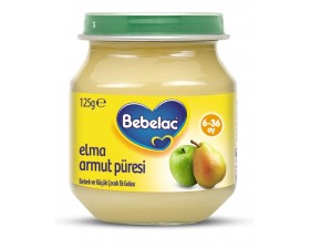 Bebelac Elma Armut Püresi 125 gr Bebelac Elma Armut Püresi 125 gr