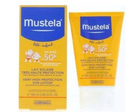 Mustela Very High Protection Sun Lotion Spf 50 100 ML Çocuklar için Güneş Kremi