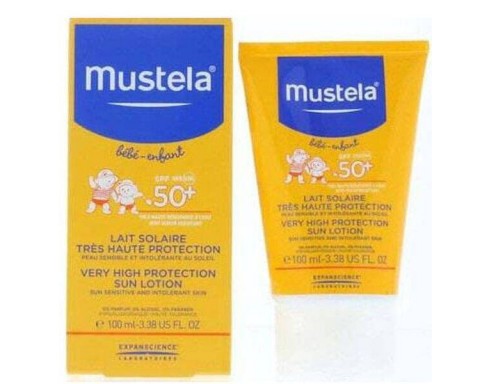 Mustela Very High Protection Sun Lotion Spf 50 100 ML Çocuklar için Güneş Kremi