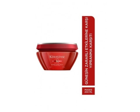 Kerastase Soleil Masque UV Defense Active Güneşin Zararlı Etkilerinden Koruyan Maske 200 ml Kerastase Soleil Masque UV Defense Active Güneşin Zararlı Etkilerinden Koruyan Maske 200 ml