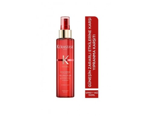 Kerastase Soleil Huile Sirene Plaj Dalgası Etkili Durulanmayan Çift Fazlı Sprey Yağ 150ml