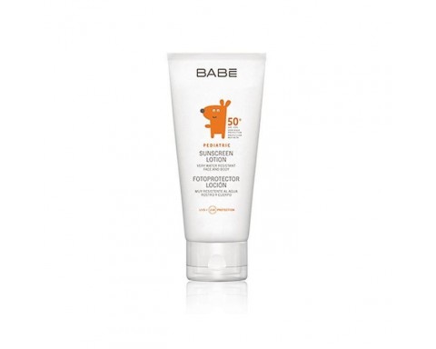 Babe Spf 50 100 ml Pediatric Sunscreen Lotion Bebek ve Çocuklar için Güneş Losyonu ve 100 ml  Set