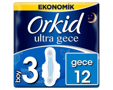 Orkid Ultra Gece 12 Adet
