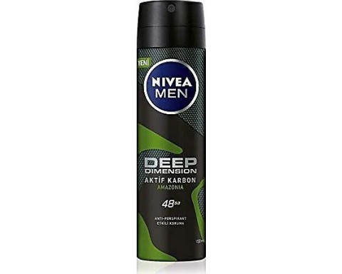 Nivea Sprey Erkek Deep Amazonia 150 ML
