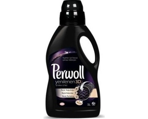 Perwoll 1 lt Yenilenen Siyah Etki Sıvı Deterjan