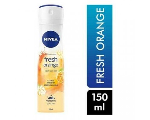 Nivea Sprey Kadın Fresh Orange 150 ML Nivea Sprey Kadın Fresh Orange 150 ML