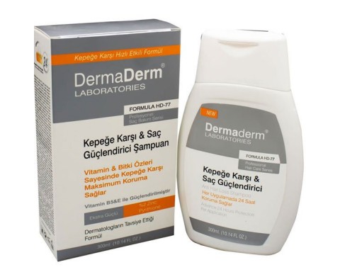 Dermaderm Formula HD 77 Kepeklenmeye Karşı Etkili Şampuan 300 ML