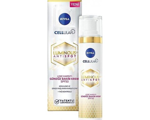 Nivea Nfc Cell Lumınıous 630 Leke Karşıtı Gündüz Kremi  SPF 50 40 ML