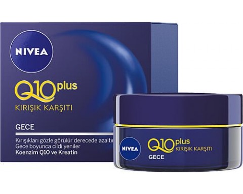 Nivea Nfc Q10 Power Kırışık Karşıtı Gece Kremi 50 ML Nivea Nfc Q10 Power Kırışık Karşıtı Gece Kremi 50 ML