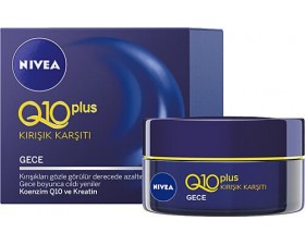 Nivea Nfc Q10 Power Kırışık Karşıtı Gece Kremi 50 ML