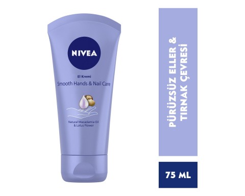 Nivea Pürüzsüzleştirici El ve Tırnak Kremi 75 Ml Nivea Pürüzsüzleştirici El ve Tırnak Kremi 75 Ml