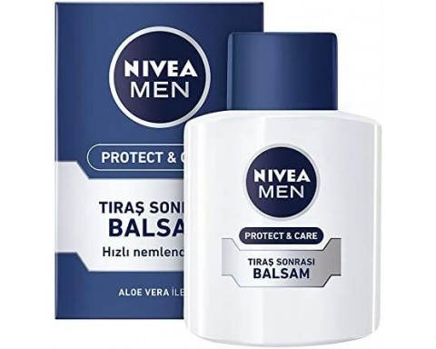 Nivea Nemlendirici Tıraş Sonrası Balsam Protect Care 100ml Nivea Nemlendirici Tıraş Sonrası Balsam Protect Care 100ml