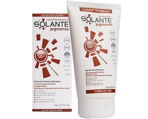 Solante Pigmenta Spf 50 150 ML Lekeli Ciltler için Güneş Kremi
