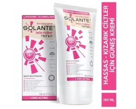 Solante Tele Rubor Tinted Spf 50 150 ML Renkli G&uuml;neş Kremi