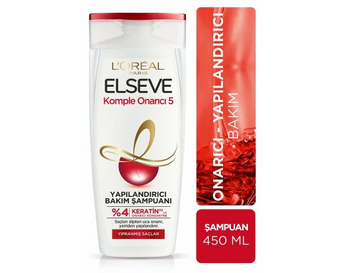 Elseve Şampuan 450 ML Komple  Onarıcı 5 Kremli