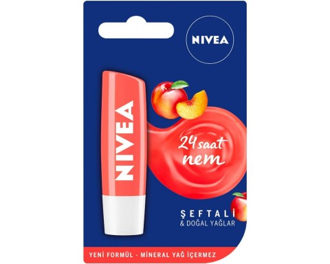 Nivea Dudak Kremi Şeftali Aromalı