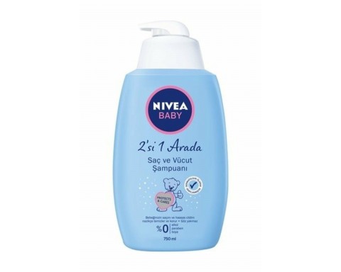 Nivea Baby Saç ve Vücut Şampuanı 750 ML Nivea Baby Saç ve Vücut Şampuanı 750 ML