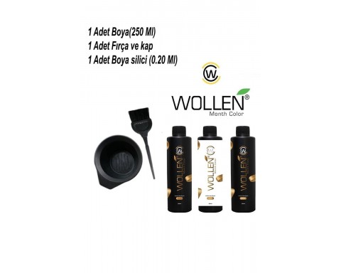 Wollen Month Color Dolgunlaştırıcı Dip Boyası Kahverengi 3 lü Set