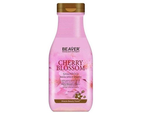 Beaver Cherry Blossom Şampuan 350 ML Onarıcı Şampuan Beaver Cherry Blossom Şampuan 350 ML Onarıcı Şampuan