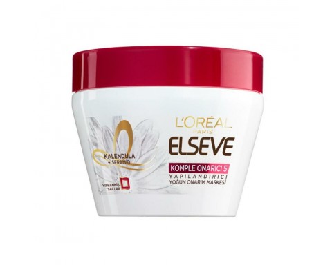 Loreal Elseve Komple Onarıcı 5 Maske 300 ML Loreal Elseve Komple Onarıcı 5 Maske 300 ML