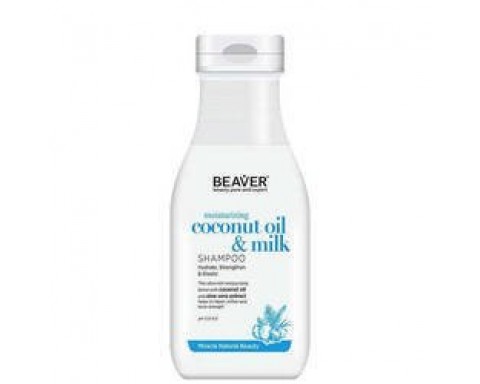 Beaver Coconut Oil Milk Şampuan 350 ML Nemlendirici Şampuan
