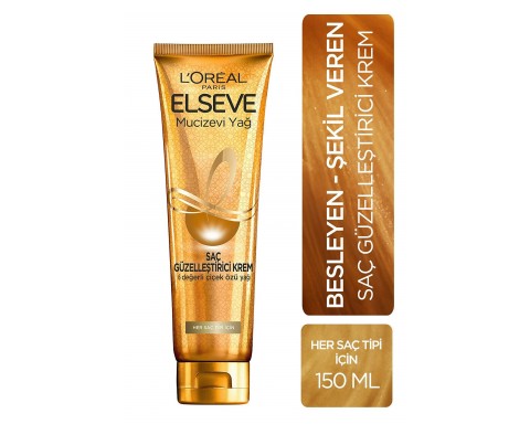 L'Oréal Paris Elseve Mucizevi Yağ Saç Güzelleştirici Krem 150 Ml